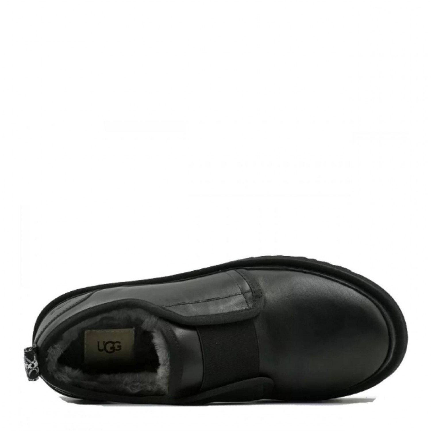 UGG Mens Slippers Flex Leather Black 