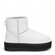 UGG Classic Mini Platform Leather White