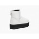 UGG Classic Mini Platform Leather White
