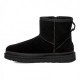 UGG Classic Mini Zipper Tape Logo Black