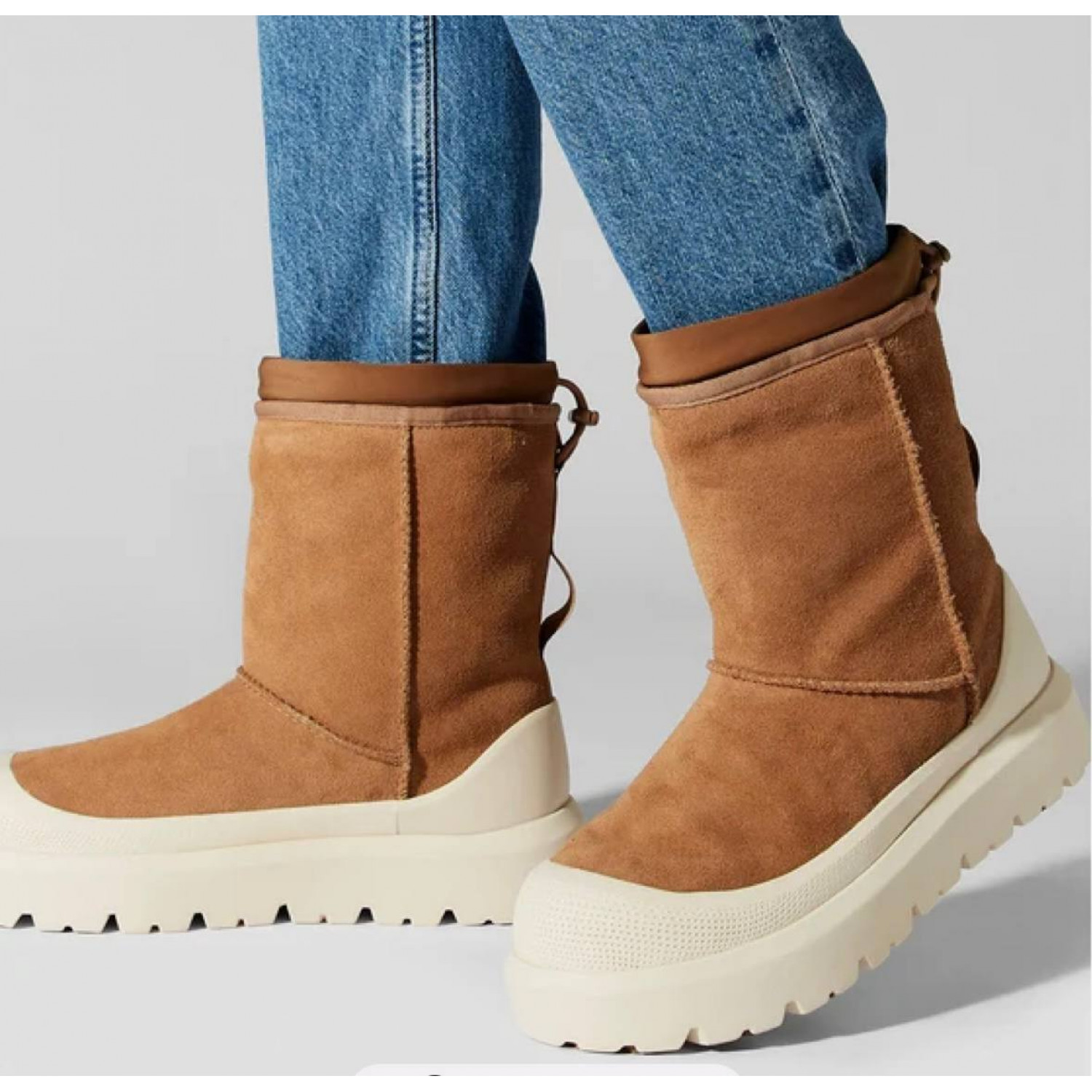 UGG Mens Classic Short  Weather Hybrid Chestnut 