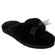 UGG Fluff Flip Flop Black