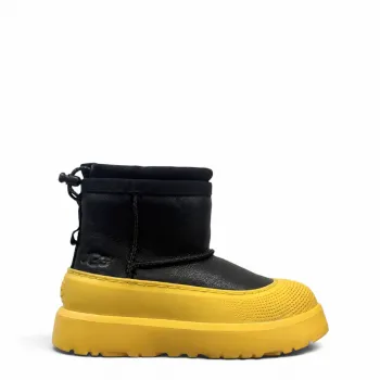 UGG  Детские Mini ZIP Hybrid - Leather Black